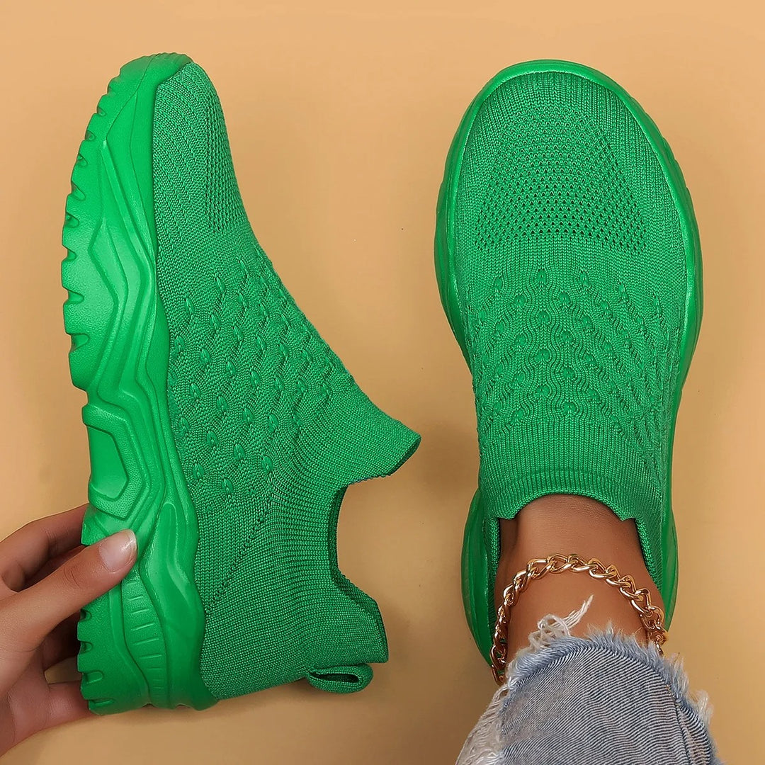 Harper | Women's Wide-Fit Knit Mesh Air Cushion Shoes with Slip-Resistant Sole