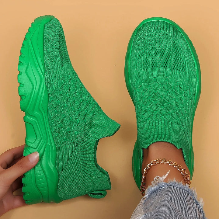 Harper | Women's Wide-Fit Knit Mesh Air Cushion Shoes with Slip-Resistant Sole