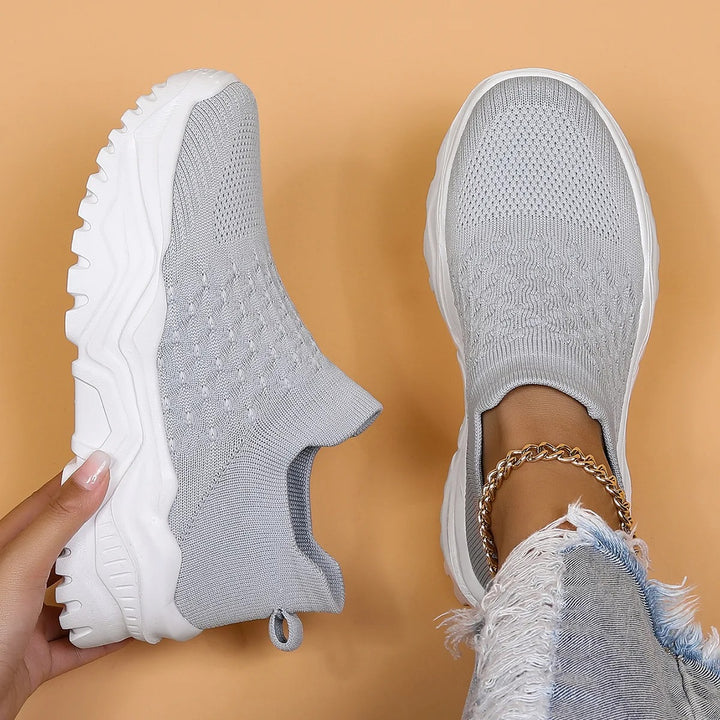 Harper | Women's Wide-Fit Knit Mesh Air Cushion Shoes with Slip-Resistant Sole