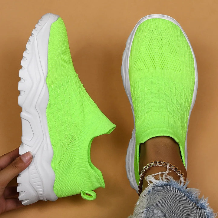 Harper | Women's Wide-Fit Knit Mesh Air Cushion Shoes with Slip-Resistant Sole