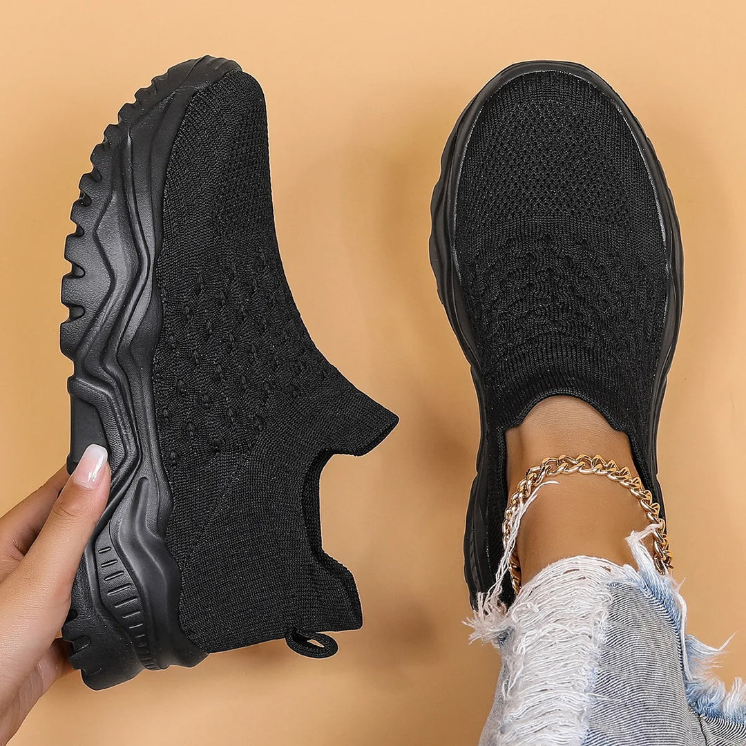 Harper | Women's Wide-Fit Knit Mesh Air Cushion Shoes with Slip-Resistant Sole