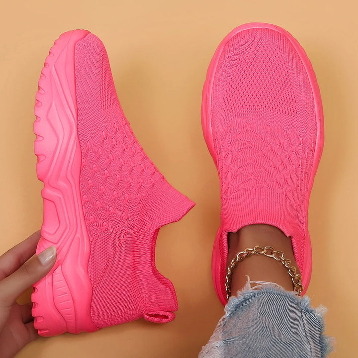 Harper | Women's Wide-Fit Knit Mesh Air Cushion Shoes with Slip-Resistant Sole