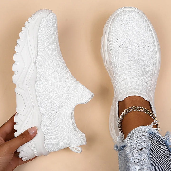 Harper | Women's Wide-Fit Knit Mesh Air Cushion Shoes with Slip-Resistant Sole
