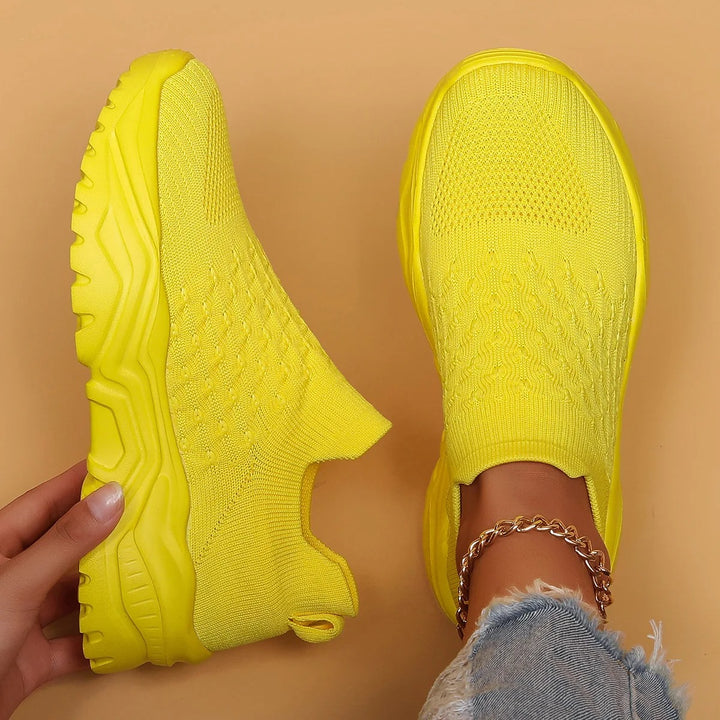 Harper | Women's Wide-Fit Knit Mesh Air Cushion Shoes with Slip-Resistant Sole