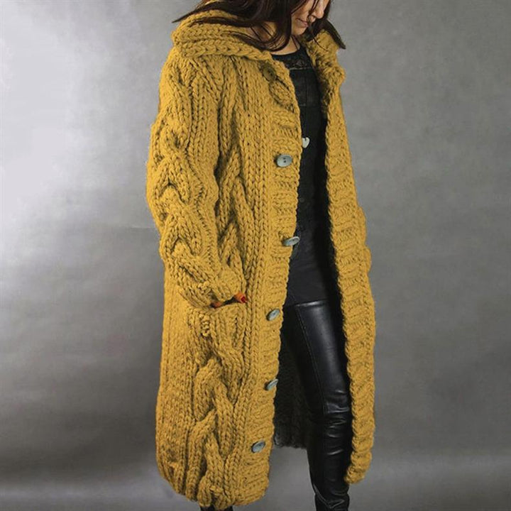 Karina | Elegant Cosy Coat With Tummy Coverage