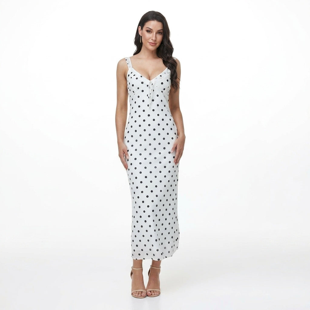 Evelyn | Women's Floral Ruffle Strap Fitted Winter Wedding Guest Maxi Dress