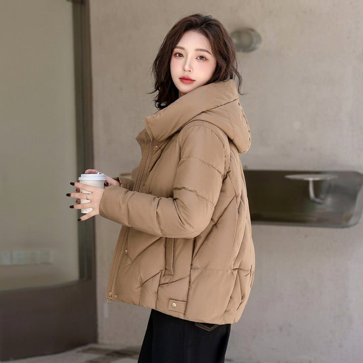 Olivia | Women's Hooded Padded Winter Jacket Zip-Up Puffer Coat