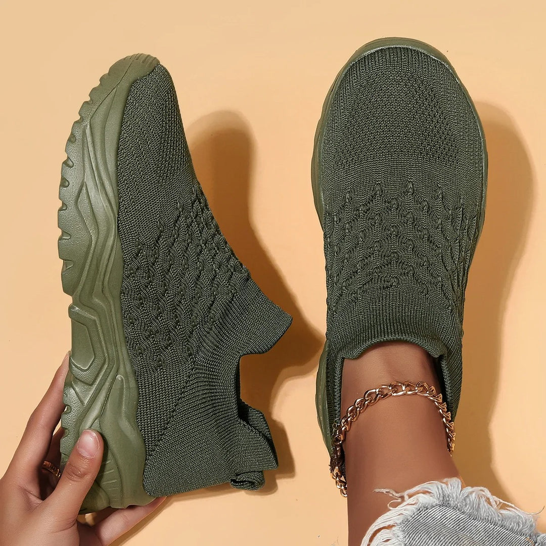 Harper | Women's Wide-Fit Knit Mesh Air Cushion Shoes with Slip-Resistant Sole