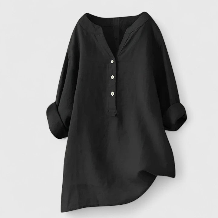 Larienne | Elegant Button-Front Shirt