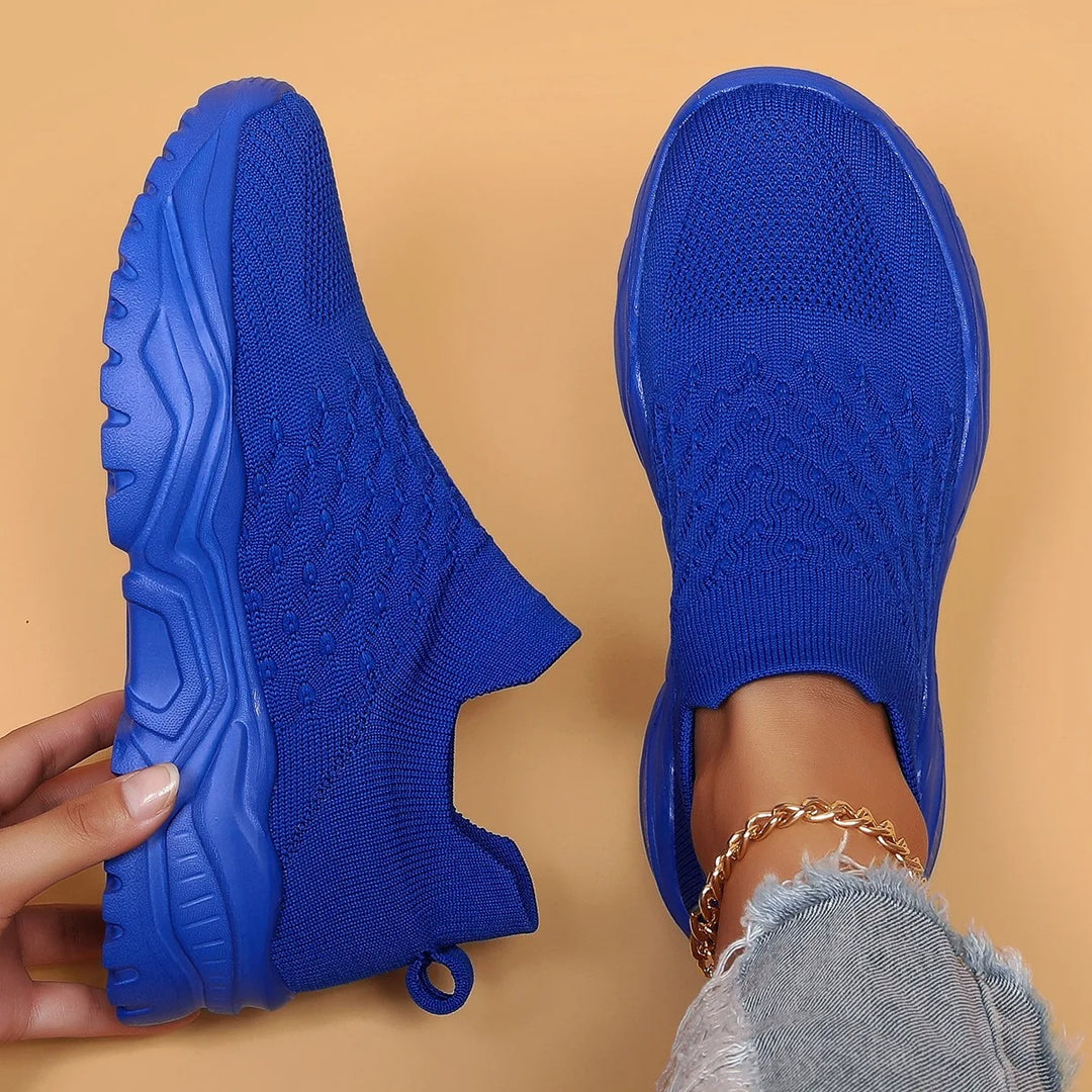 Harper | Women's Wide-Fit Knit Mesh Air Cushion Shoes with Slip-Resistant Sole