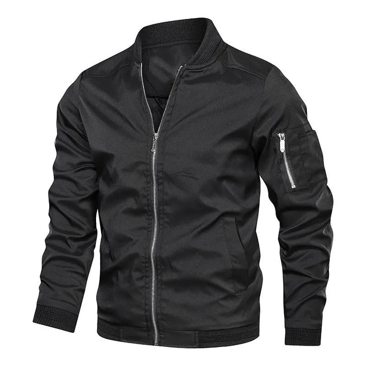 Sebastian | Men's Classic Slim-Fit Zip-Up Bomber Jacket