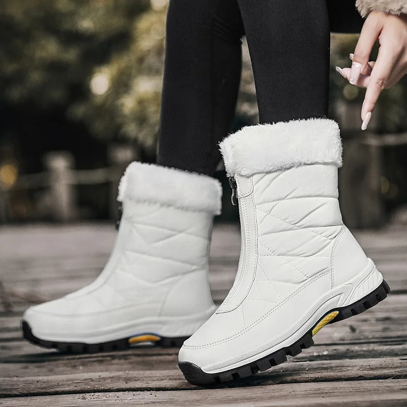 Harper | Women's Plush-Lined Lace-Up Snow Boots