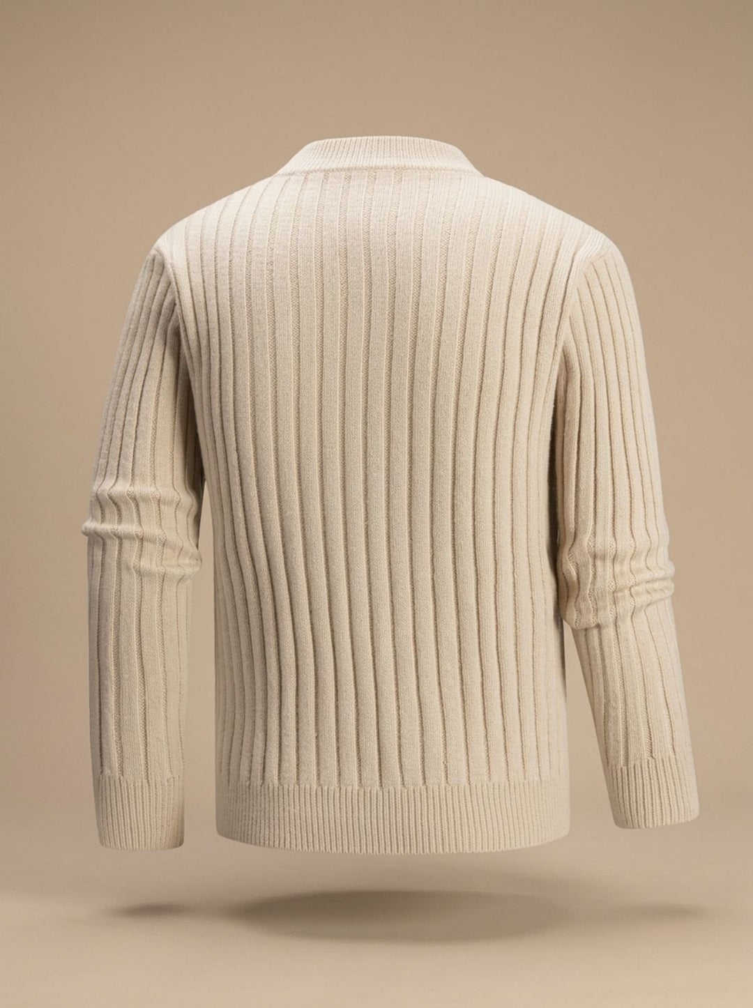 Men's Cable-Knit Mock-Neck Regular-Fit Pullover Sweater