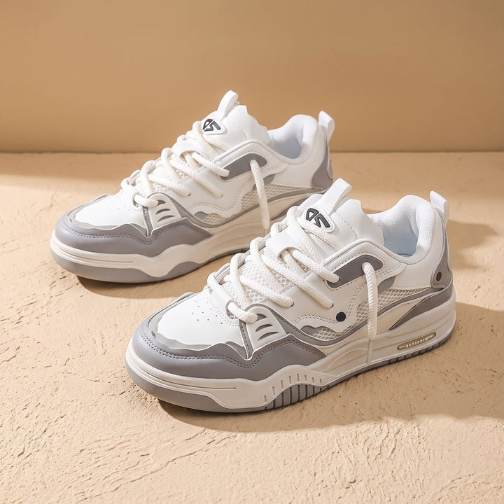 Men's Chunky Low-Top Lace-Up Casual Sneakers