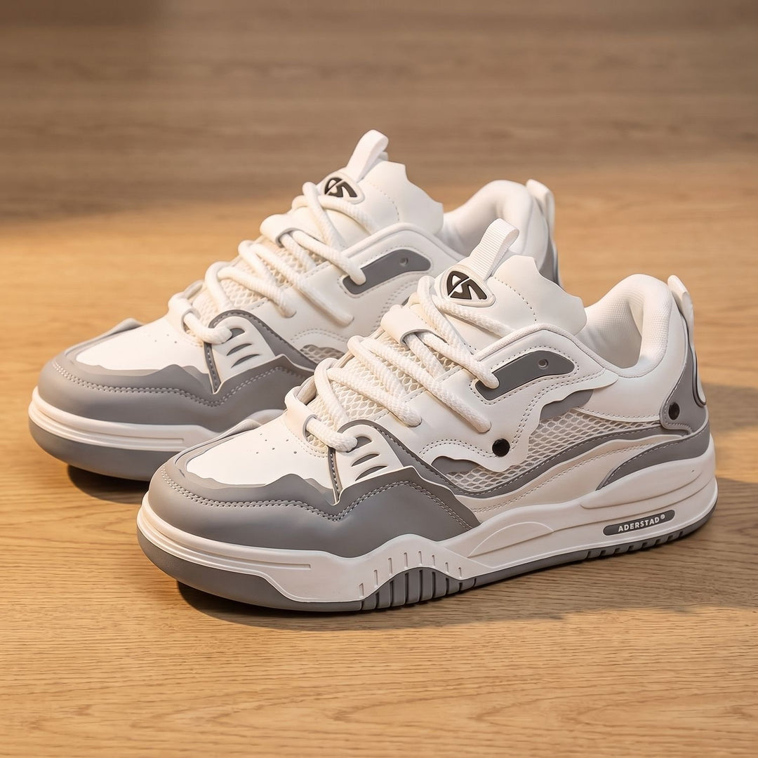 Men's Chunky Low-Top Lace-Up Casual Sneakers