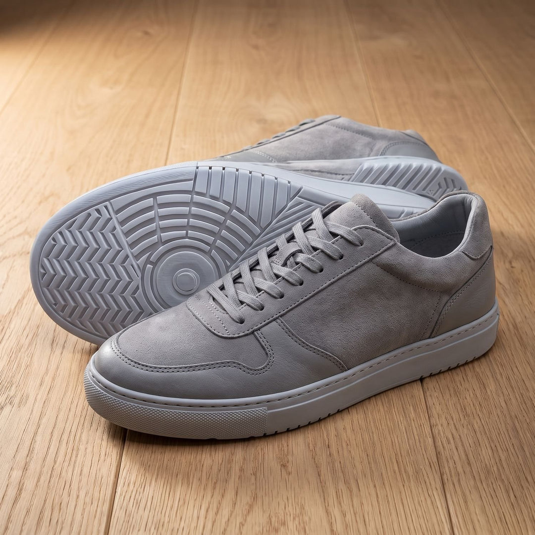 Men's Chunky Low-Top Lace-Up Casual Sneakers
