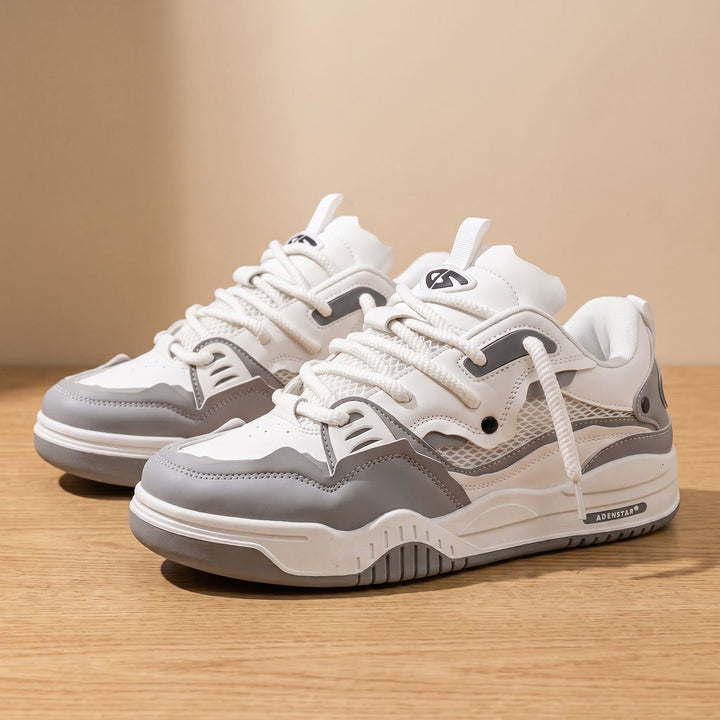 Men's Chunky Low-Top Lace-Up Casual Sneakers