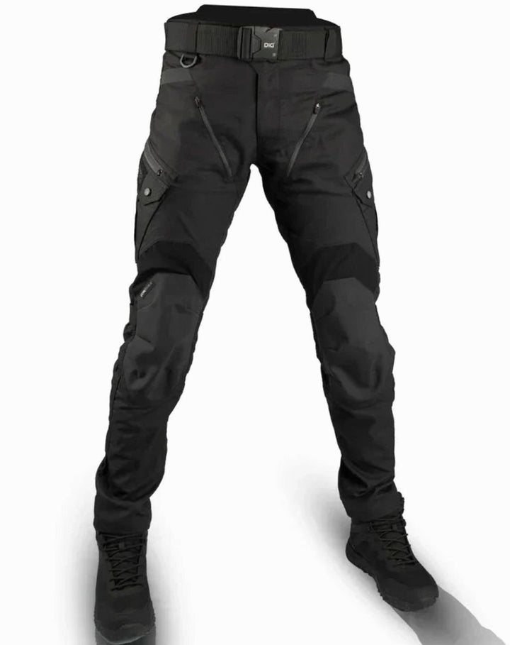 Men's Durable Tactical Cargo Pants Multi-Pocket Relaxed-Fit