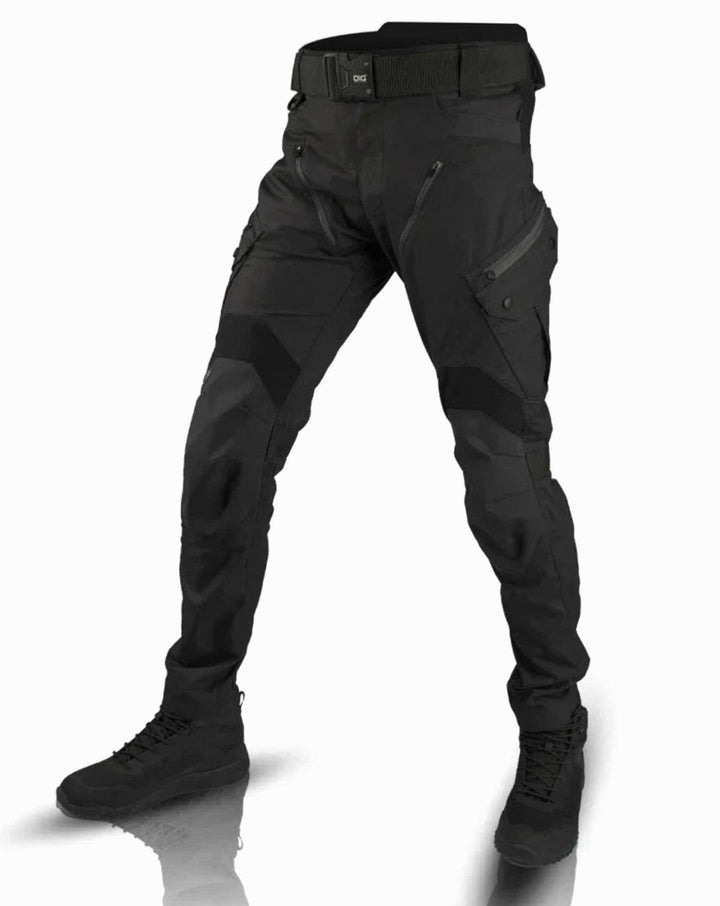 Men's Durable Tactical Cargo Pants Multi-Pocket Relaxed-Fit