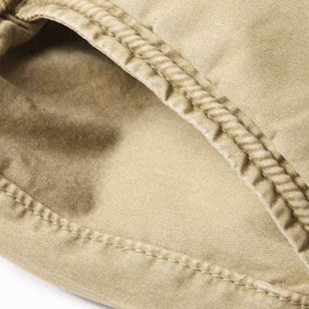 Men's Elastic Waist Tapered Cargo Jogger Pants