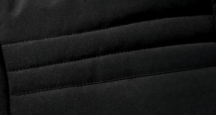 Men's Fleece-Lined Fur-Hood Quilted Winter Jackets