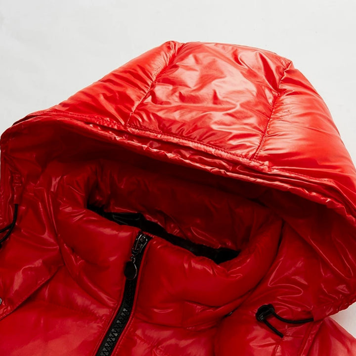 Men's Hooded Insulated Winter Quilted Jacket Full-Zip