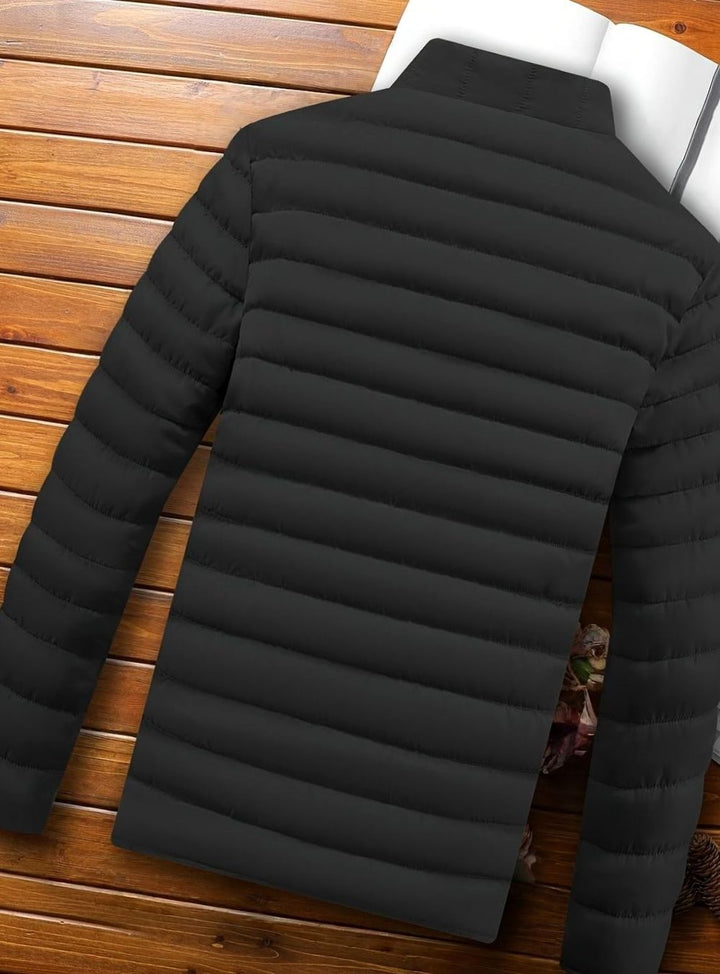 Men's Lightweight Quilted Zip-Up Puffer Jacket
