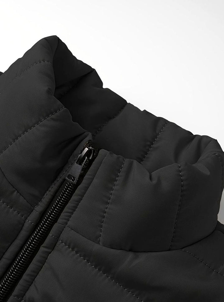 Men's Lightweight Quilted Zip-Up Puffer Jacket