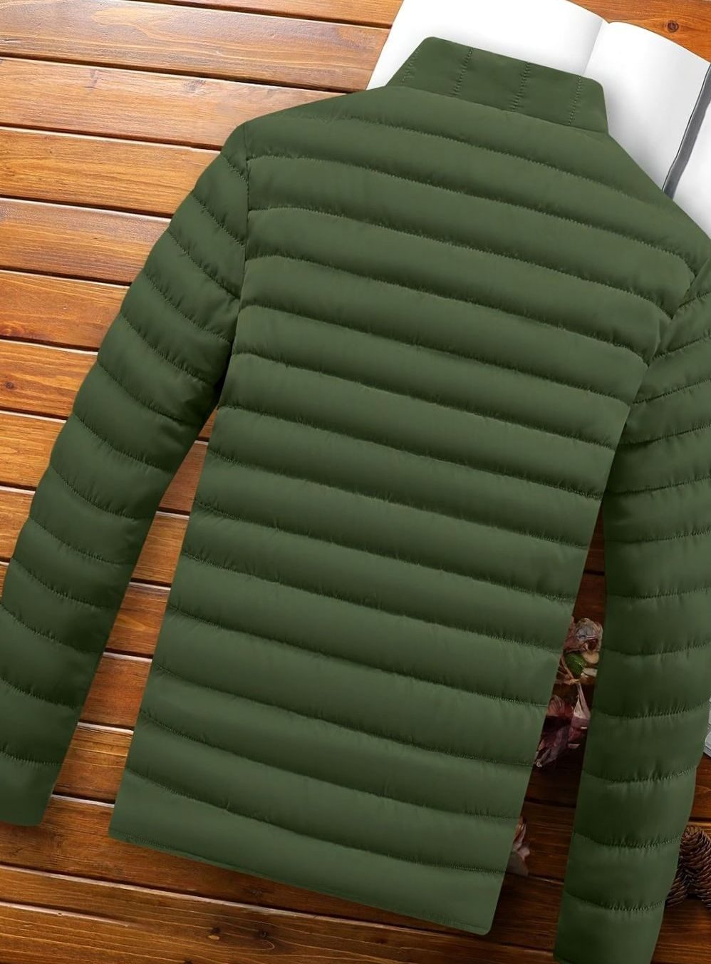 Men's Lightweight Quilted Zip-Up Puffer Jacket
