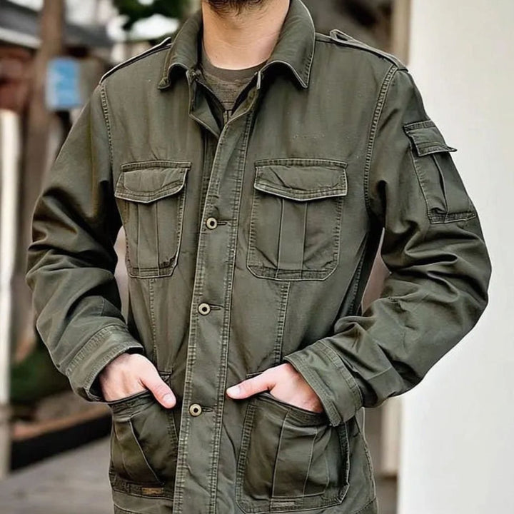 Men's M65 Military Field Jacket Four-Pocket Cotton Cargo