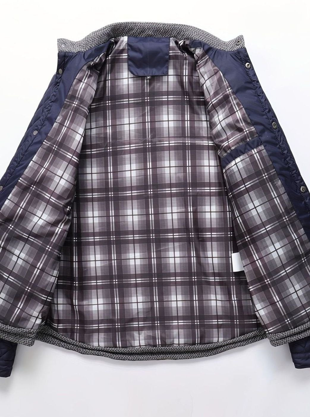 Men's Quilted Stand-Collar Lightweight Zip Jacket