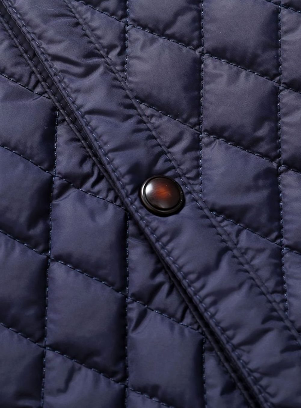 Men's Quilted Stand-Collar Lightweight Zip Jacket