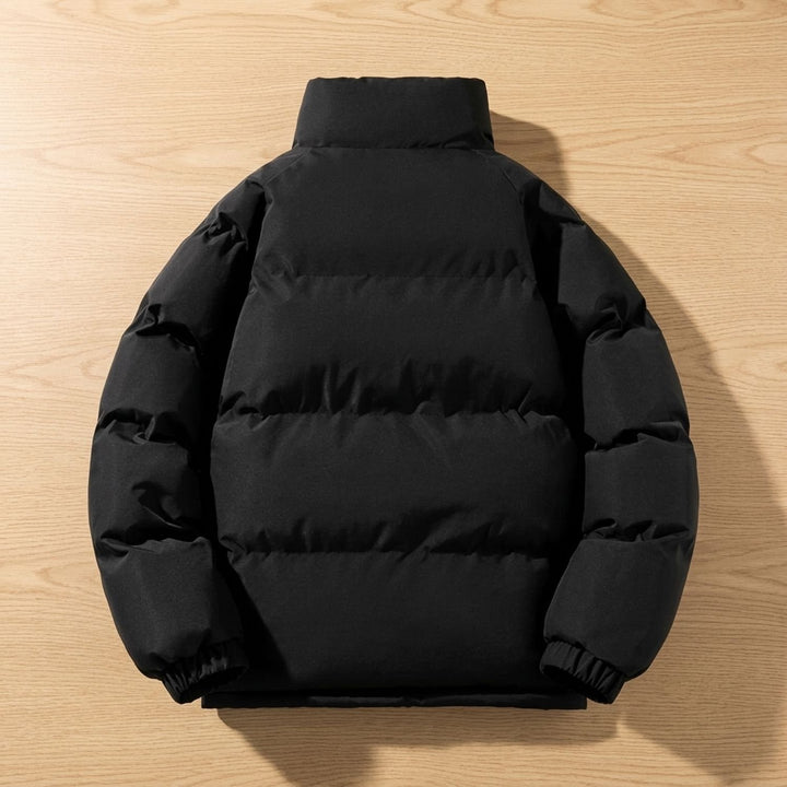 Men's Quilted Zip-Up Funnel-Neck Puffer Jacket