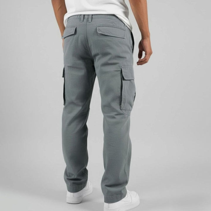 Men's Relaxed Fit Multi-Pocket Streetwear Cargo Pants