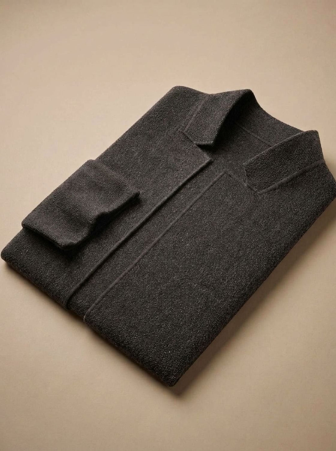Men's Slim-Fit Button-Front Knit Cardigan Blazer