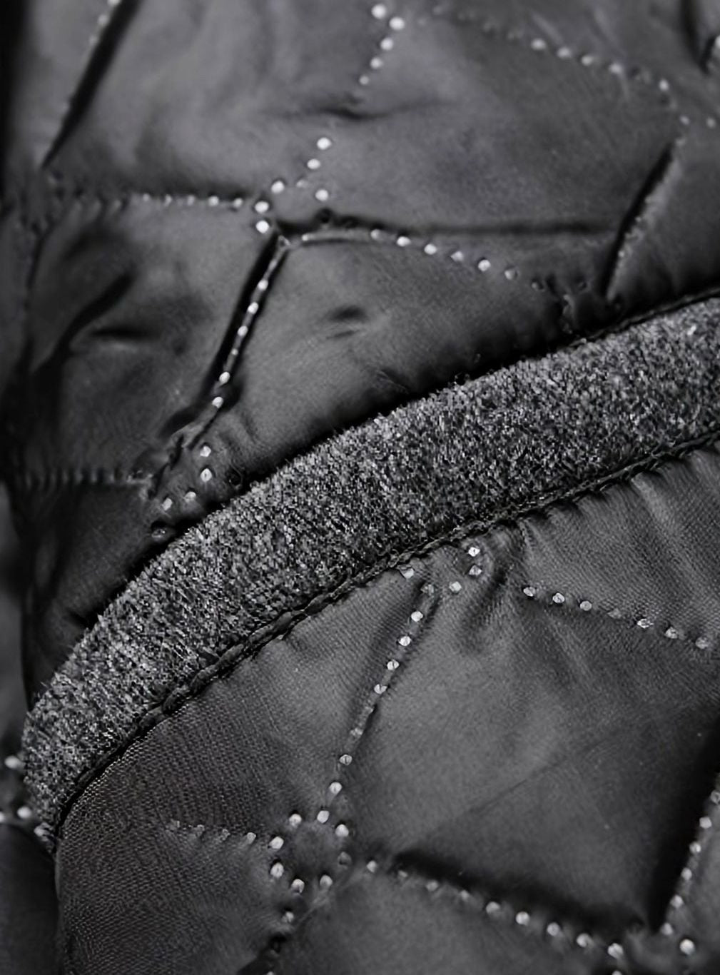 Men's Wool Long Overcoat Tailored Button-Front Trench Coat