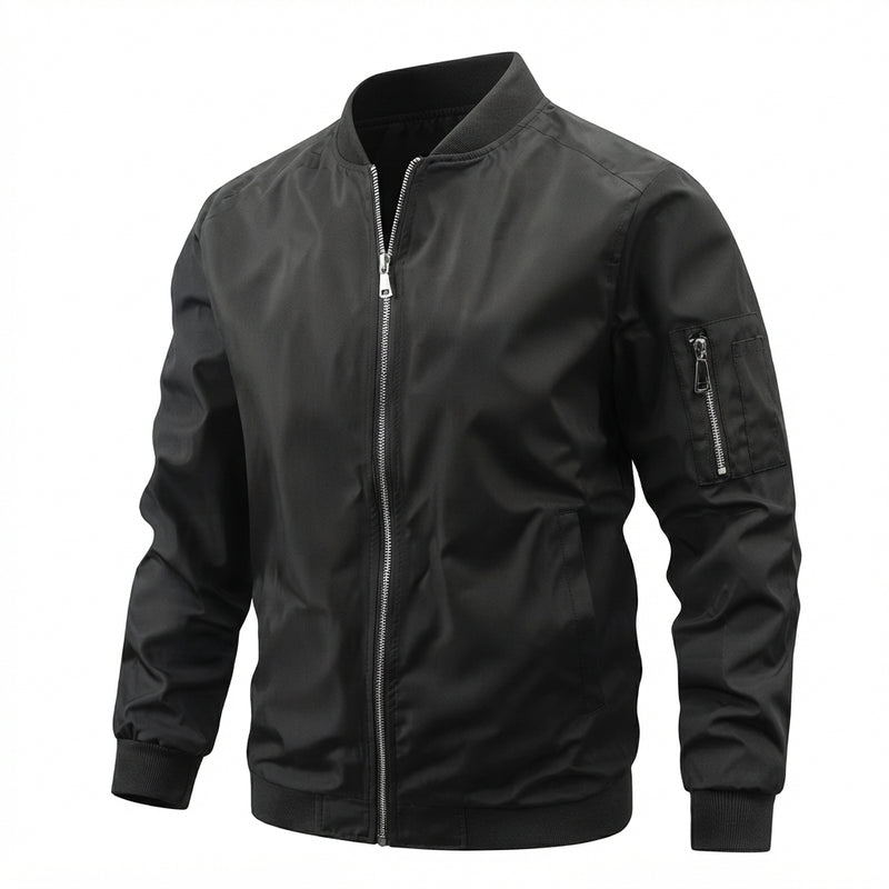 Sebastian | Men's Classic Slim-Fit Zip-Up Bomber Jacket
