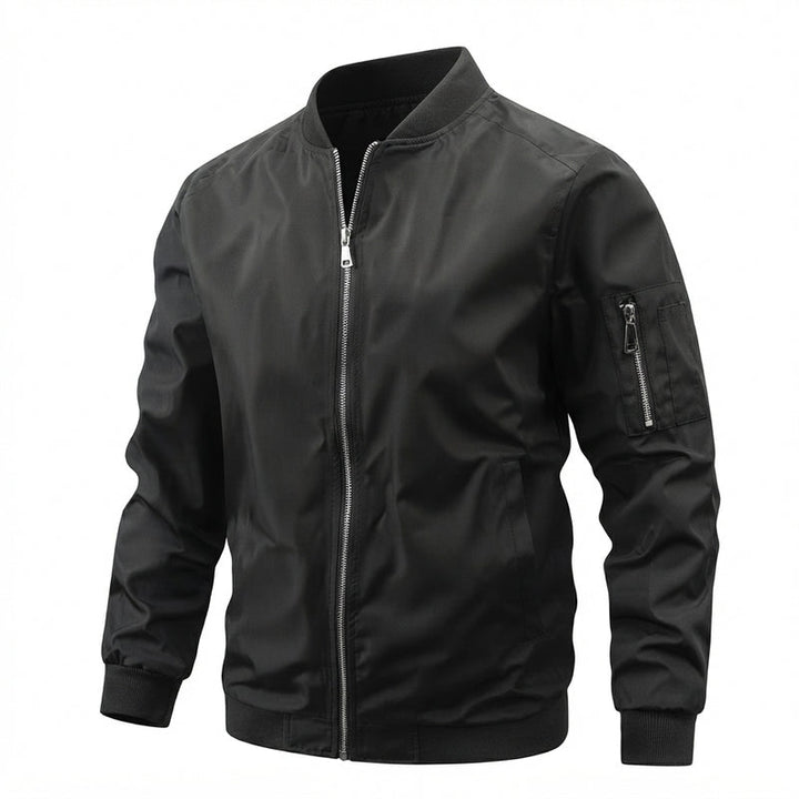 Sebastian | Men's Classic Slim-Fit Zip-Up Bomber Jacket