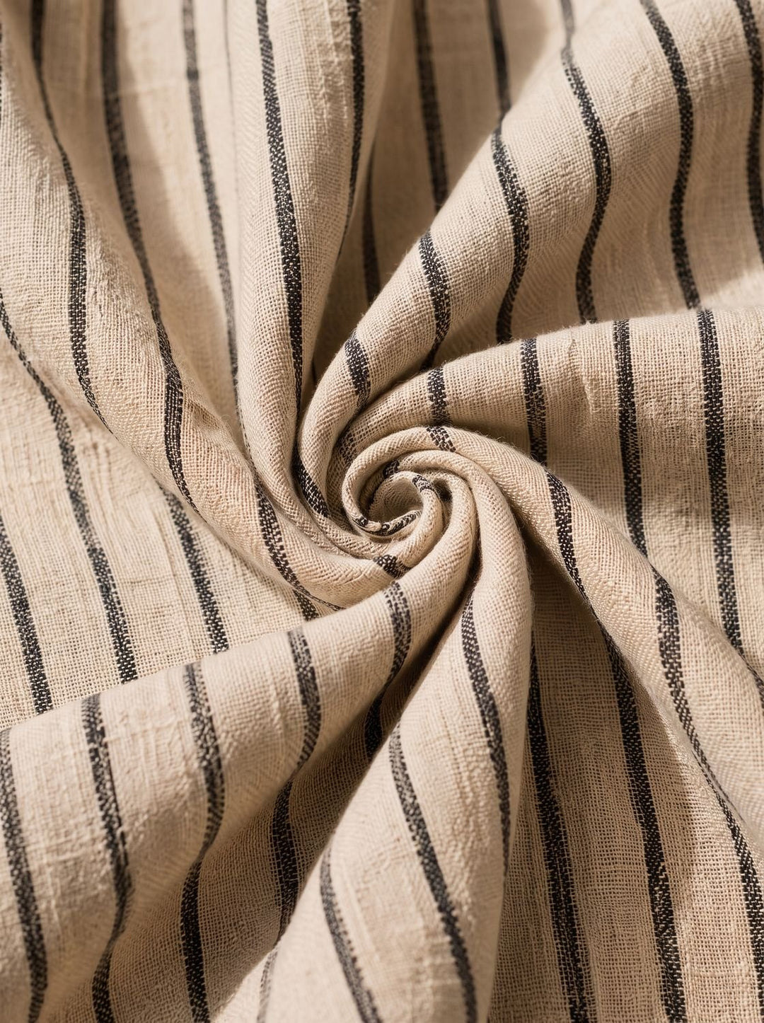 Women's Boho Off-Shoulder Striped Linen Blend Maxi Dress