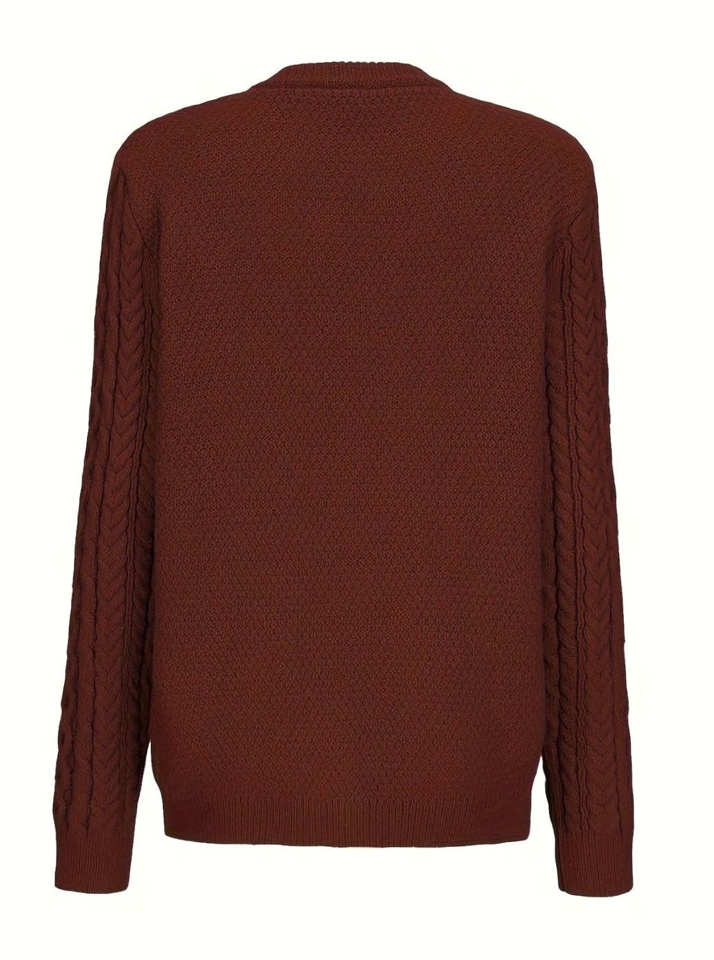 Women's Cable-Knit Button-Front Relaxed Cardigan Sweater