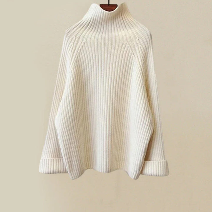 Women's Cable-Knit Turtleneck Quilted Vest Wide-Leg Three-Piece Loungewear Set