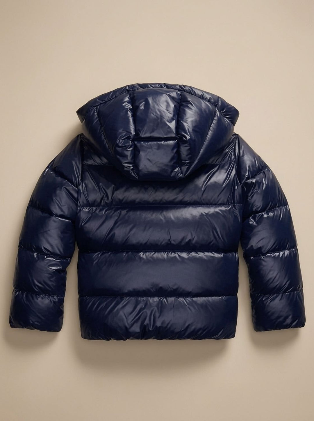 Women's Hooded Glossy Quilted Puffer Jacket