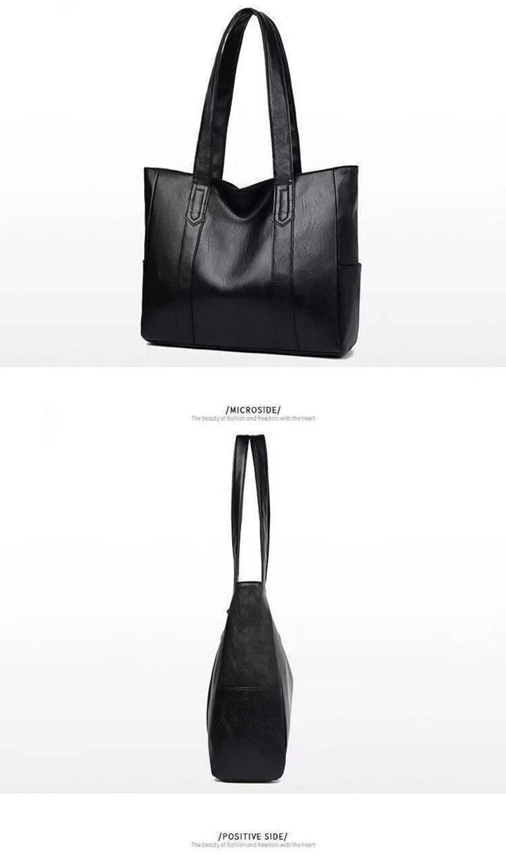 Women's Large-Capacity Vintage Leather Shoulder Tote Bag