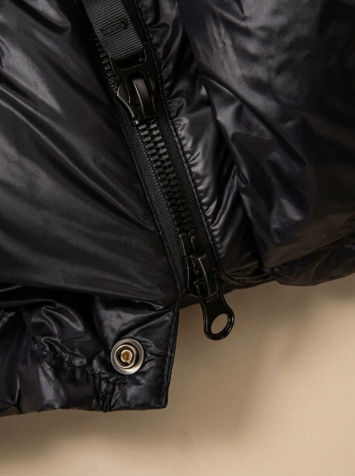 Women's Longline Quilted Hooded Puffer Jacket