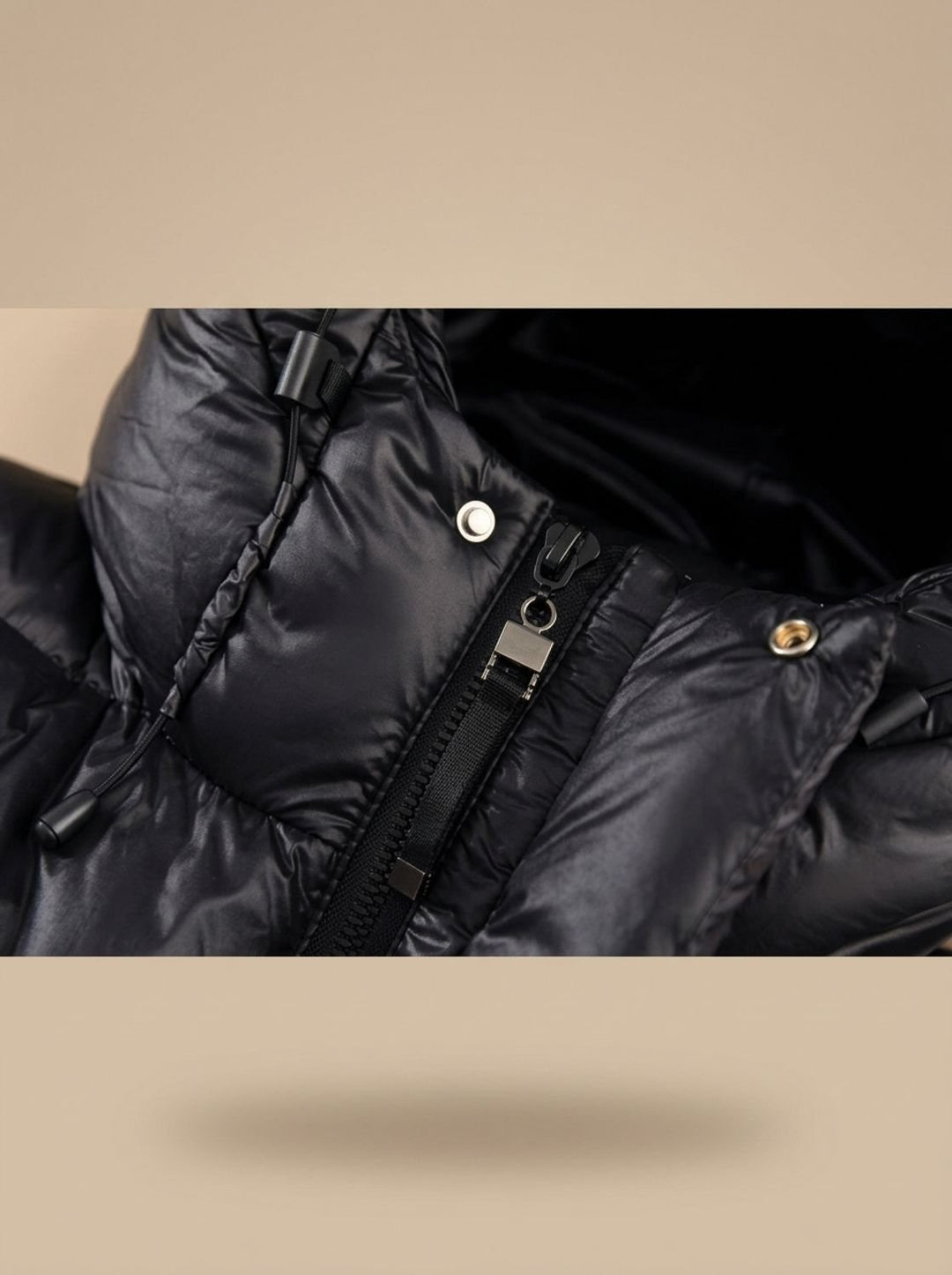 Women's Longline Quilted Hooded Puffer Jacket