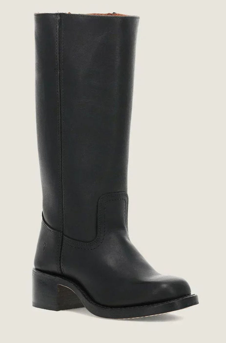 Women's Mid-Calf Stacked-Heel Classic Western Boots