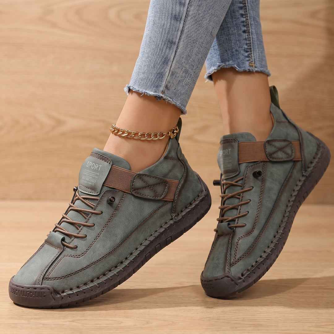 Women's Orthopedic Arch-Support Lace-Up Low-Top Sneakers