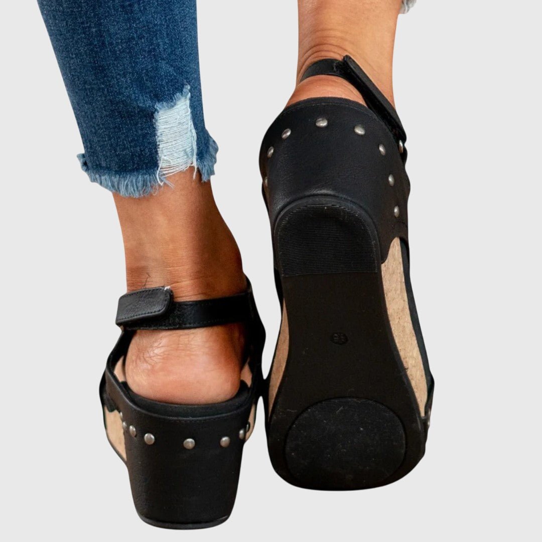 Women's Orthopedic Cork Wedge Open-Toe Comfortable Sandals