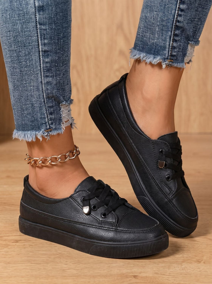 Women's Orthopedic Cushioned Lace-Up Low-Top Sneakers