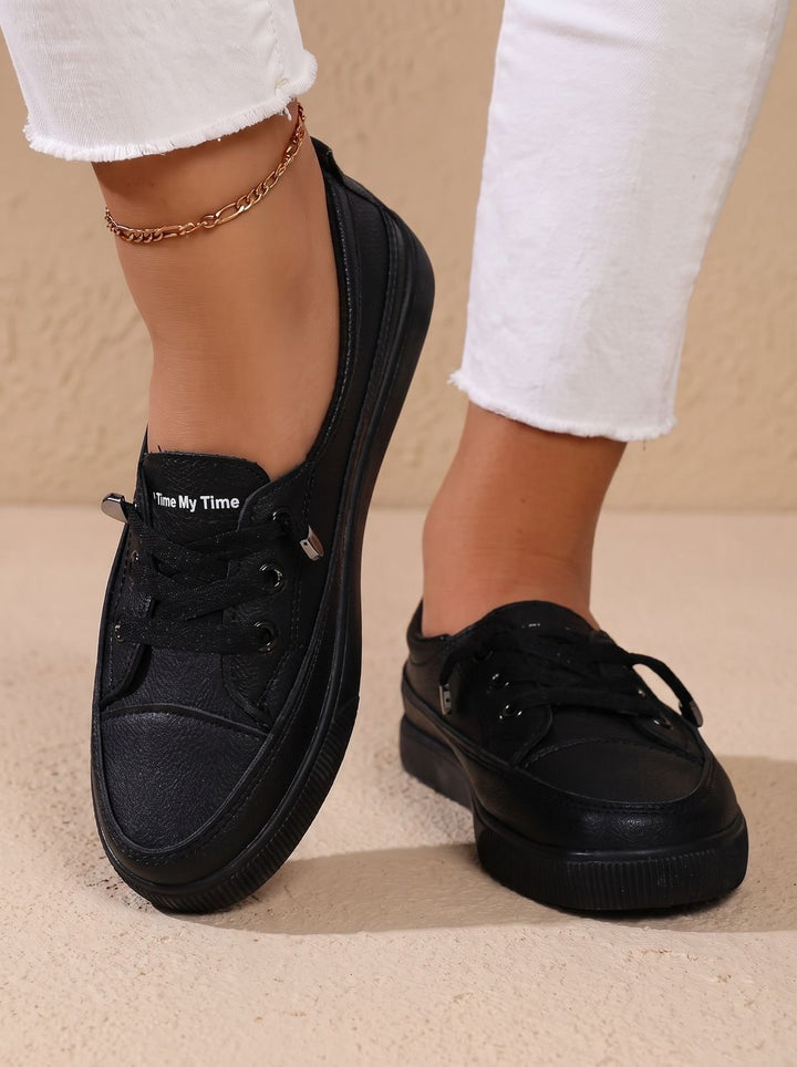 Women's Orthopedic Cushioned Lace-Up Low-Top Sneakers